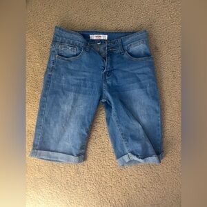 Blue Denim Shorts